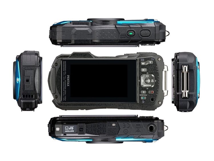 Pentax WG-90, modrý