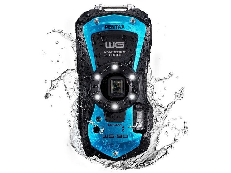 Pentax WG-90, modrý