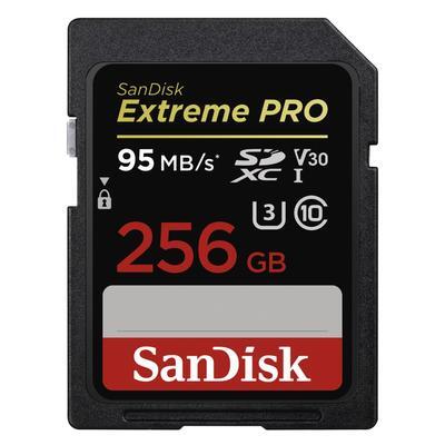 SanDisk Extreme Pro SDXC 256GB 95MB/s class10 UHS-I U3 V30