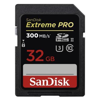 SanDisk Extreme Pro SDHC 32GB 300MB/s UHS II