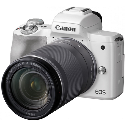 Canon EOS M50 bílý + 18-150mm IS STM