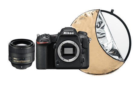 Nikon D500 + 85mm f/1.8G AF-S + odrazná deska