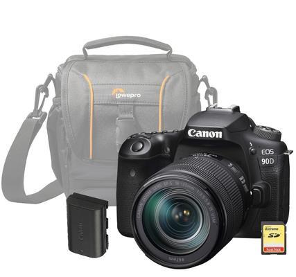 Canon EOS 90D + 18-135mm IS USM + brašna + 2. akumulátor + 128GB karta