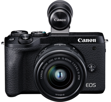 Canon EOS M6 Mark II + EF-M 15-45mm IS STM + EVF-DC2