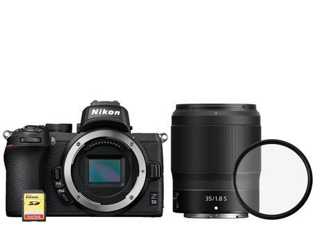 Nikon Z50 + NIKKOR Z 35mm f/1.8 S + UV filtr + 64GB karta