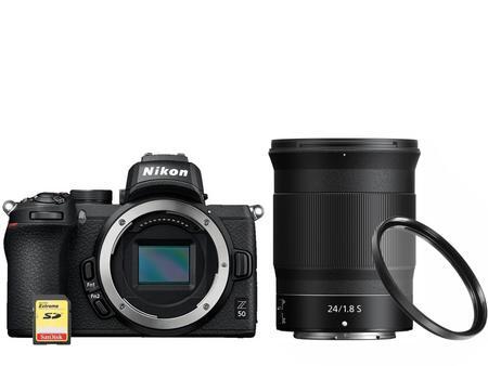 Nikon Z50 + NIKKOR Z 24mm f/1.8 S + UV filtr + 64GB karta