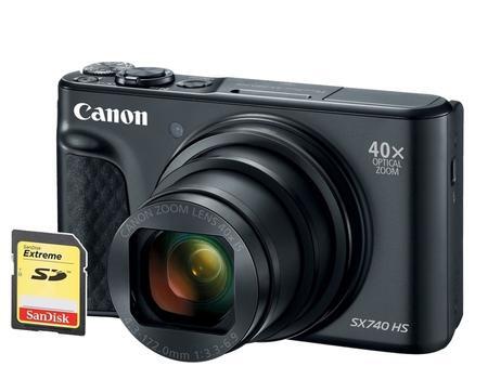 Canon PowerShot SX740 HS černý + 128GB karta