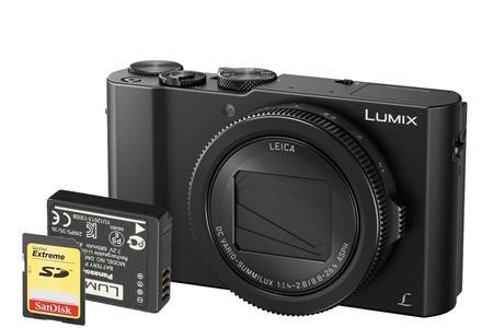Panasonic Lumix DMC-LX15 černý + 2. akumulátor + 32GB karta
