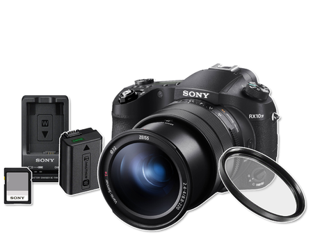 Sony DSC-RX10 IV + sada ACC-TRW + UV filtr + 128GB karta