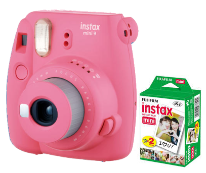 Fujifilm INSTAX Mini 9 růžový + Fujifilm color film (20ks)
