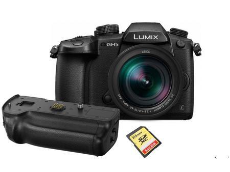 Panasonic Lumix DMC-GH5 + Leica DG Vario-Elmarit 12-60mm f/2.8-4 + grip + 128GB karta