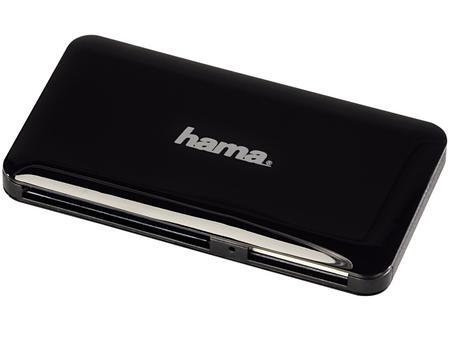 HAMA Slim SuperSpeed USB 3.0 Multi - čtečka karet, černá (114837)