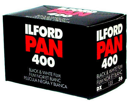 Ilford PAN 400 135/36 - černobílý kinofilm