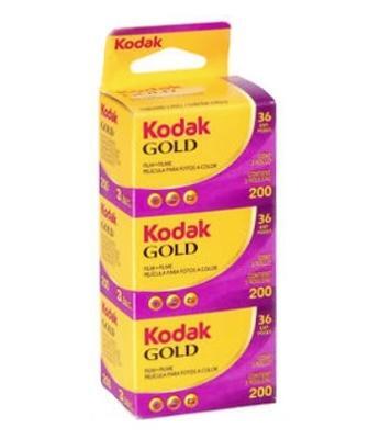 Kodak Gold 200 135/36 (3ks) - barevný kinofilm