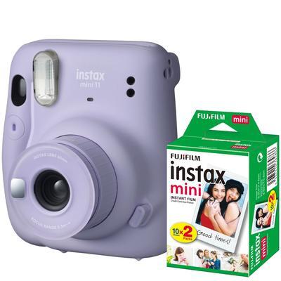 Fujifilm INSTAX Mini 11 fialový + COLORFILM Instax Mini (20ks)