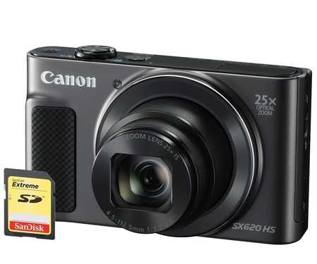 Canon PowerShot SX620 HS černý + 32GB karta