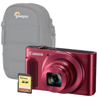Canon PowerShot SX620 HS červený + brašna + 32GB karta