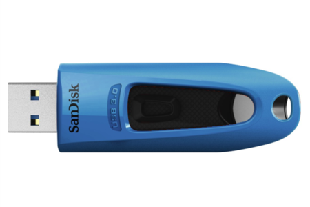 SanDisk Ultra USB 3.0 Flash Drive 32GB modrá