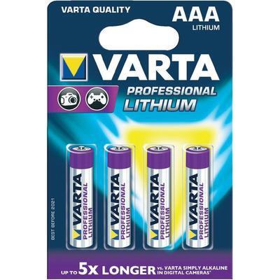 Varta PROFESSIONAL lithiová baterie Micro/AAA bal. 4ks