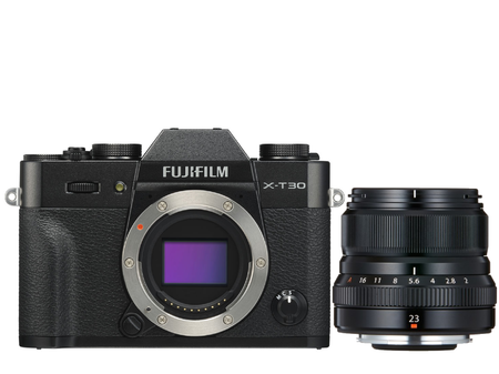 Fujifilm X-T30 černý + XF 23mm f/2 R WR