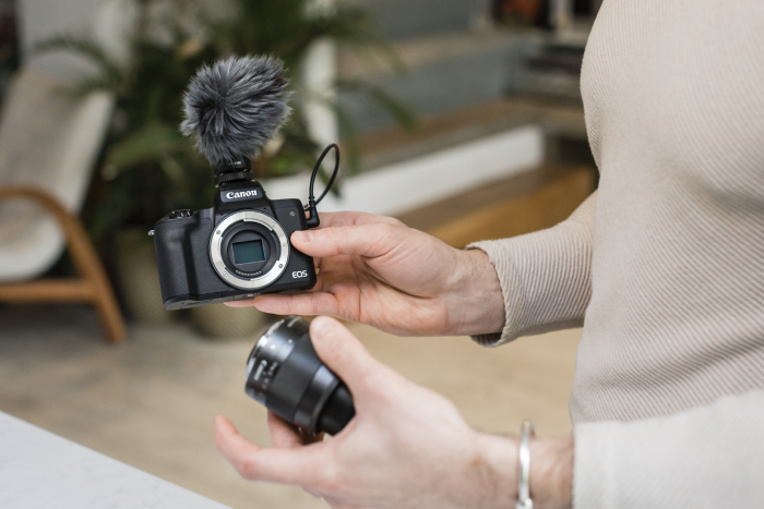 Canon EOS M50 vloggování