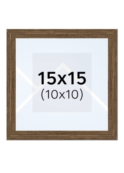Falc QUADRO - fotorámeček - Ořech, 10x10, 15x15