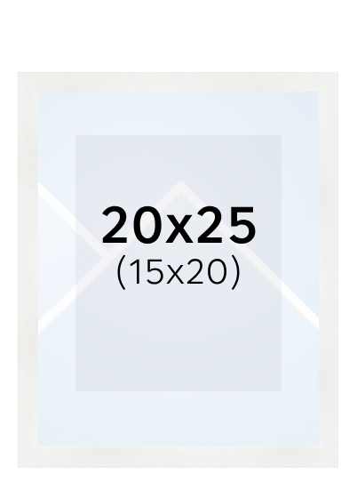 Falc QUADRO - fotorámeček - Bílá, 15x20, 20x25