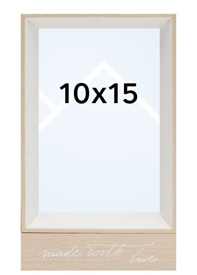 Falc MADE WITH LOVE – fotorámeček - Přírodní, 10x15