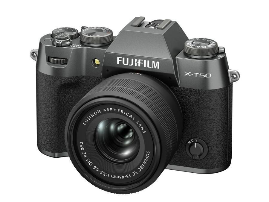 Fujifilm X-T50 + XC 15-45mm OIS PZ, šedý Fujifilm X-T50 + XC 15-45mm OIS PZ, šedý