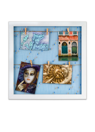 KPH GLITTER BLUE - multirám - Bílá, Univerzální