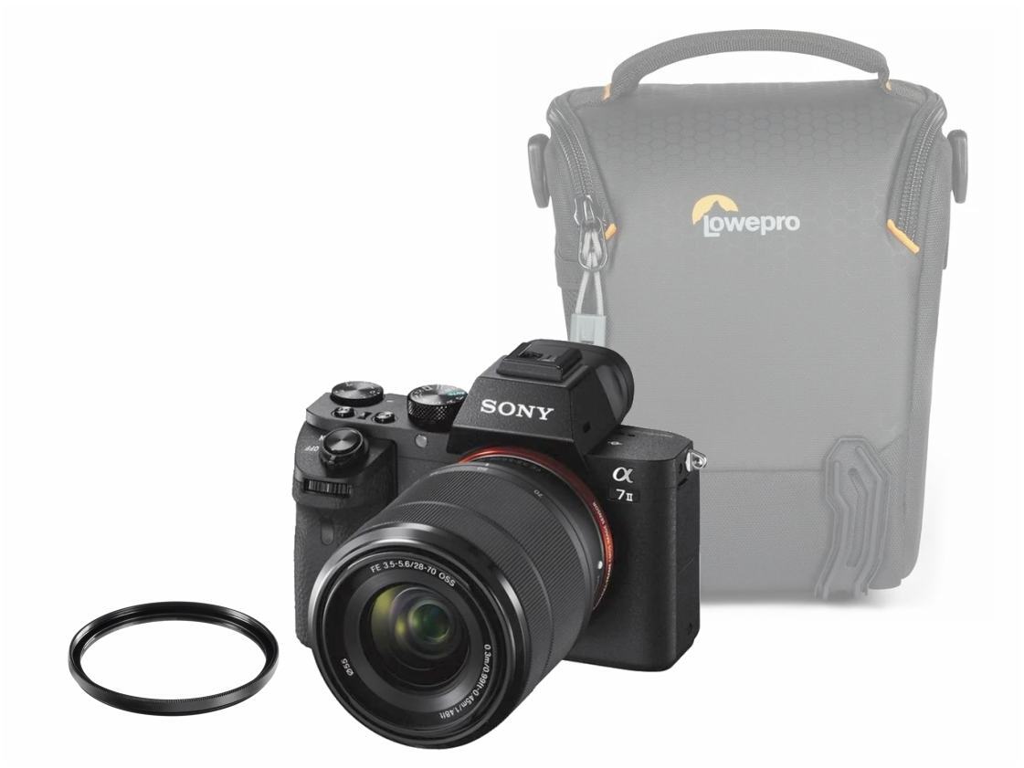 Sony Alpha A7 Mark II + FE 28-70mm OSS + brašna + UV filtr