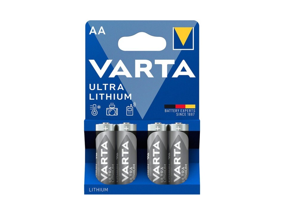 Varta ULTRA Lithium, 4ks AA