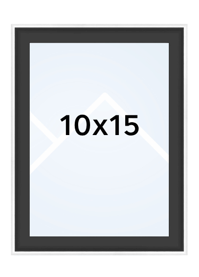 Walther SILHOUETTE - fotorámeček - Černá, 10x15