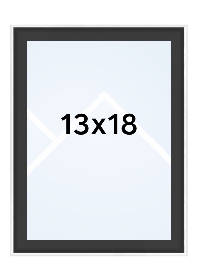 Walther SILHOUETTE - fotorámeček - Černá, 13x18