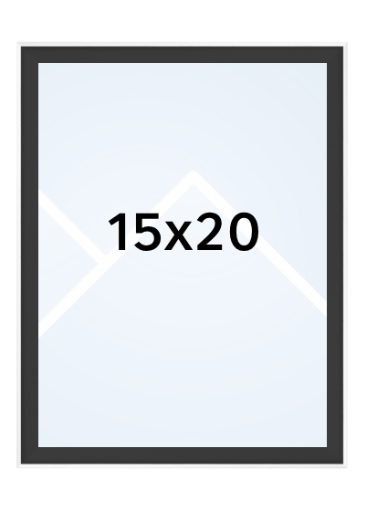 Walther SILHOUETTE - fotorámeček - Černá, 15x20