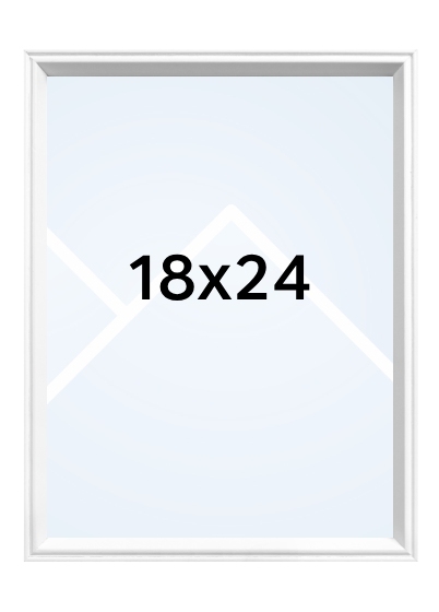 Walther SILHOUETTE - fotorámeček - Bílá, 18x24