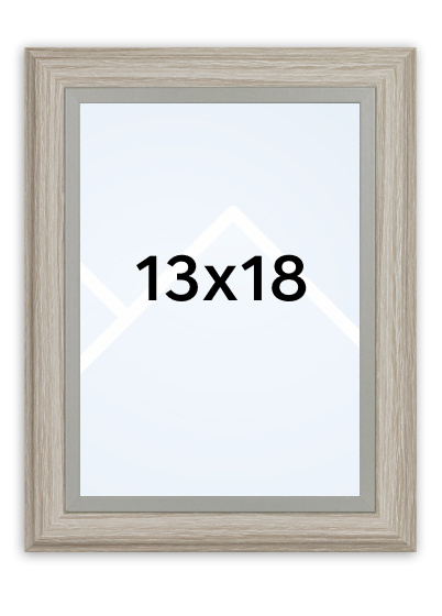 ZEP PERUGIA WHITE - fotorámeček - Šedohnědá, 13x18, 13x18