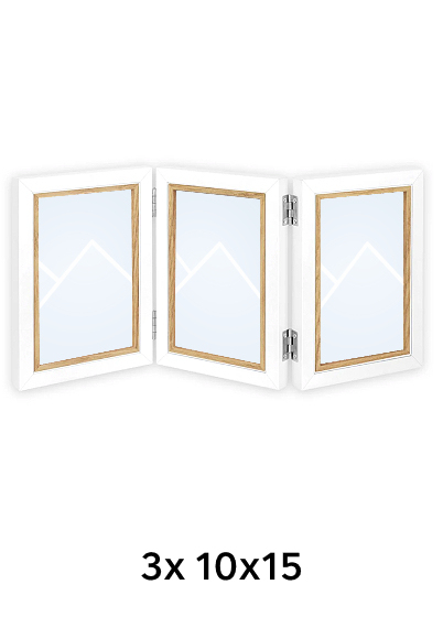 ZEP AYAS - multirám - Bílá, 10x15, 10x15 x3 na výšku