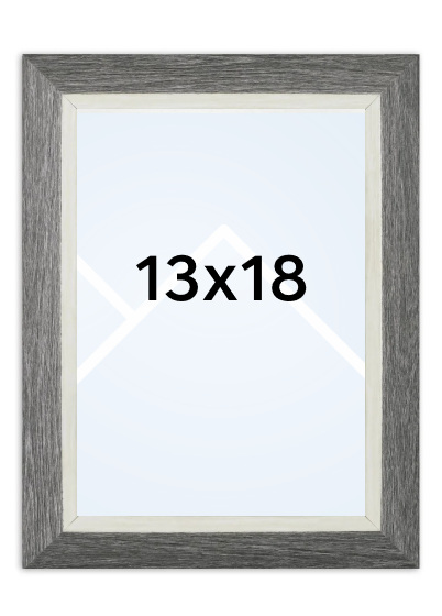 ZEP ADLER GREY - fotorámeček - Šedá, 13x18