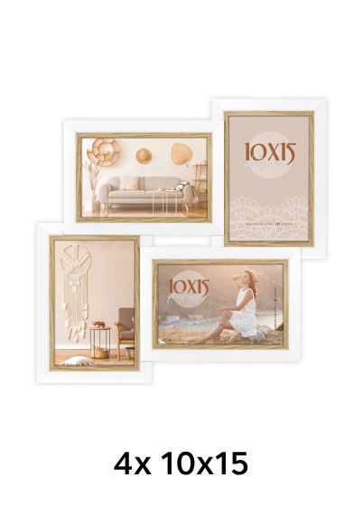 ZEP AYAS - multirám - Bílá, 10x15, 10x15 x4