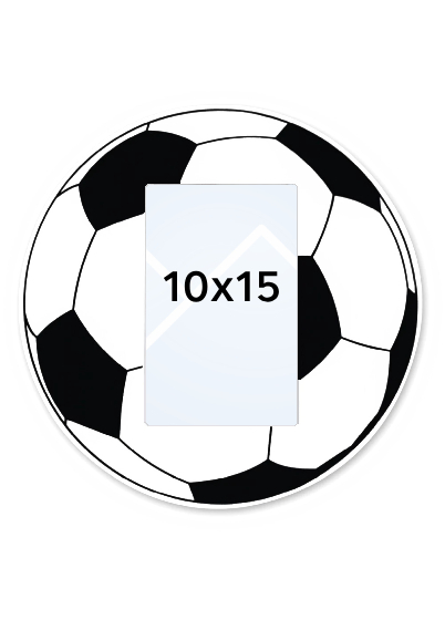 ZEP FOOTBALL - fotorámeček - Bez rámu, 10x15 na výšku