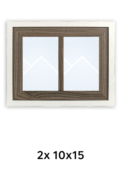 ZEP ARLON - multirám - Hnědá / Bílá, 10x15 x2