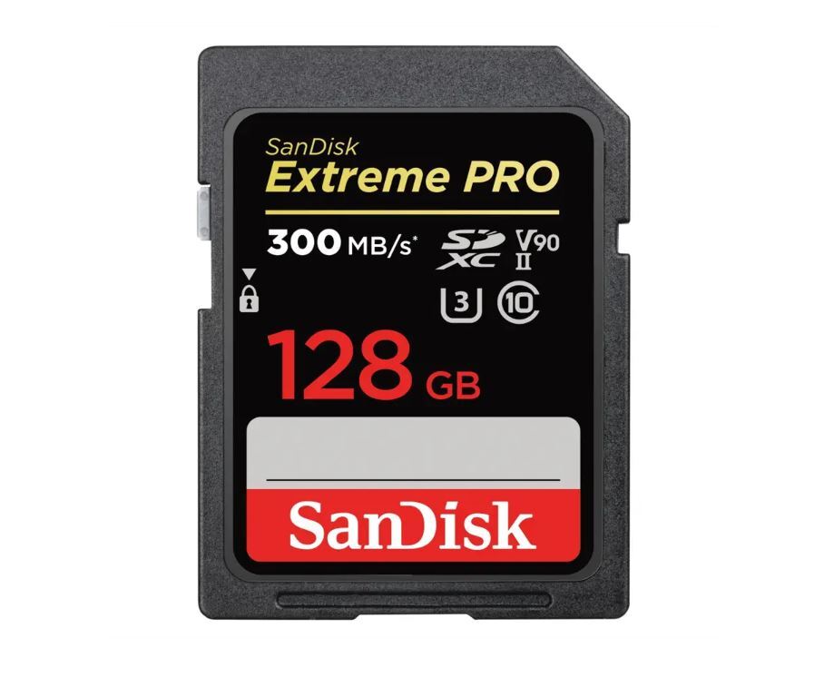 SanDisk ExtremePRO 128GB SDXC 300MB/s, UHS-II, V90