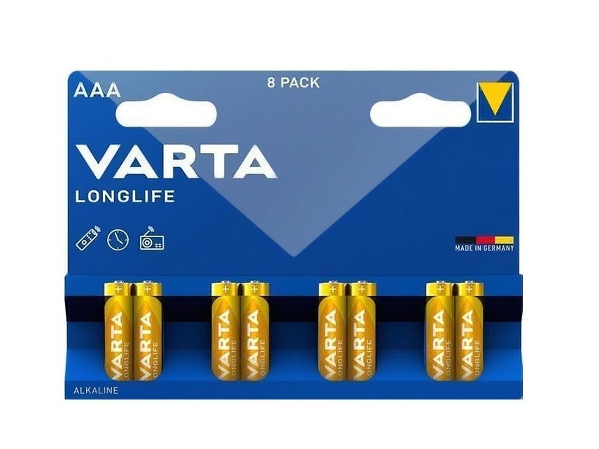 Varta Longlife LR3 1,5V AAA 8ks blistr Varta Longlife LR3 1,5V AAA 8ks blistr