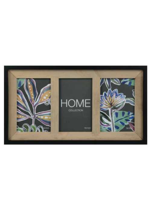 Falc MULTIRÁM - pro 3 fotografie - Černá, 10x15 x3