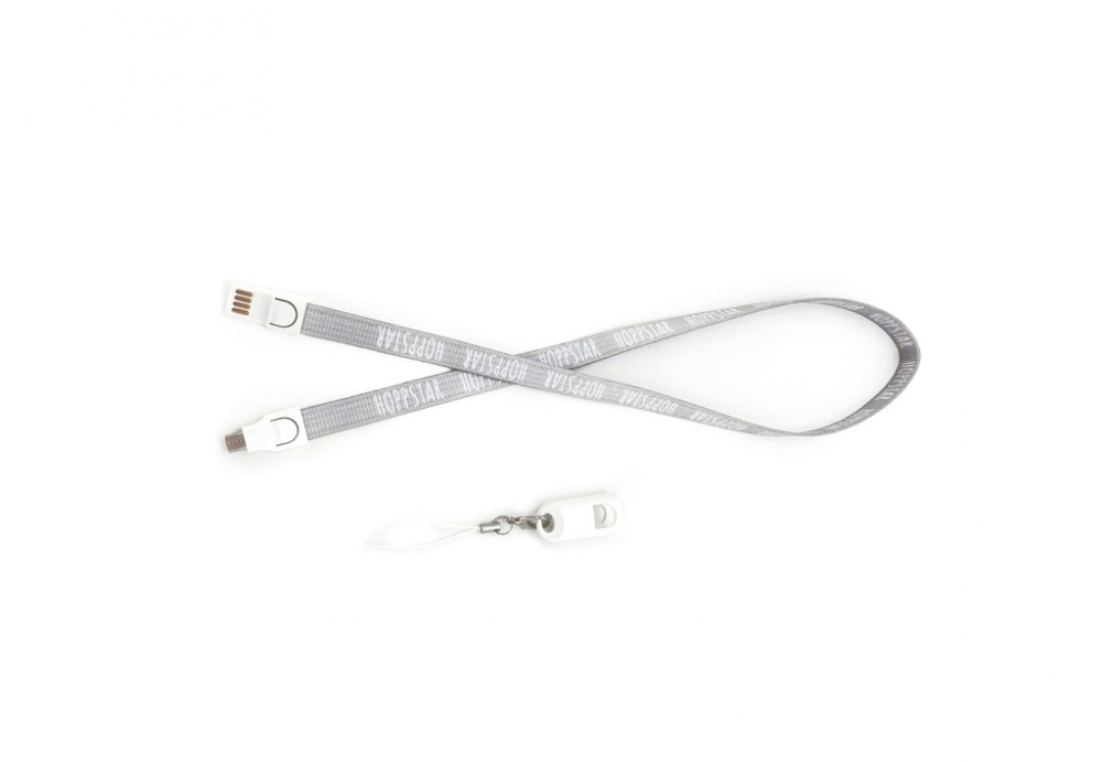 Hoppstar 2in1 Lanyard - popruh & USB kabel Hoppstar 2in1 Lanyard - popruh & USB kabel