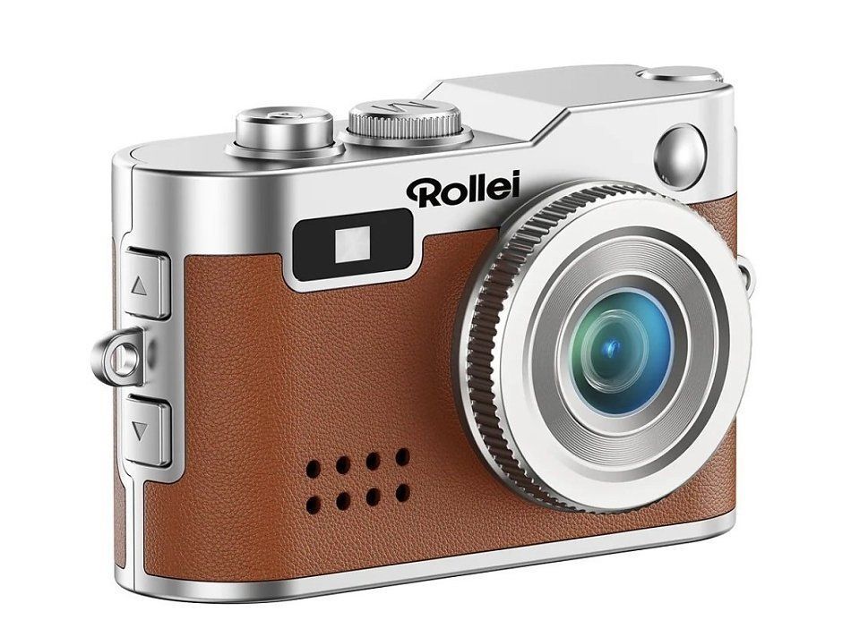 Rollei Mini Digitalkamera, hnědá - klíčenka & fotoaparát