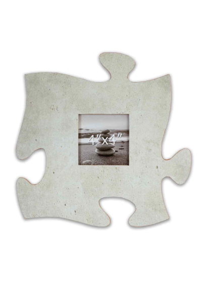 KPH PUZZLE - fotorámeček - Šedá, 10x10