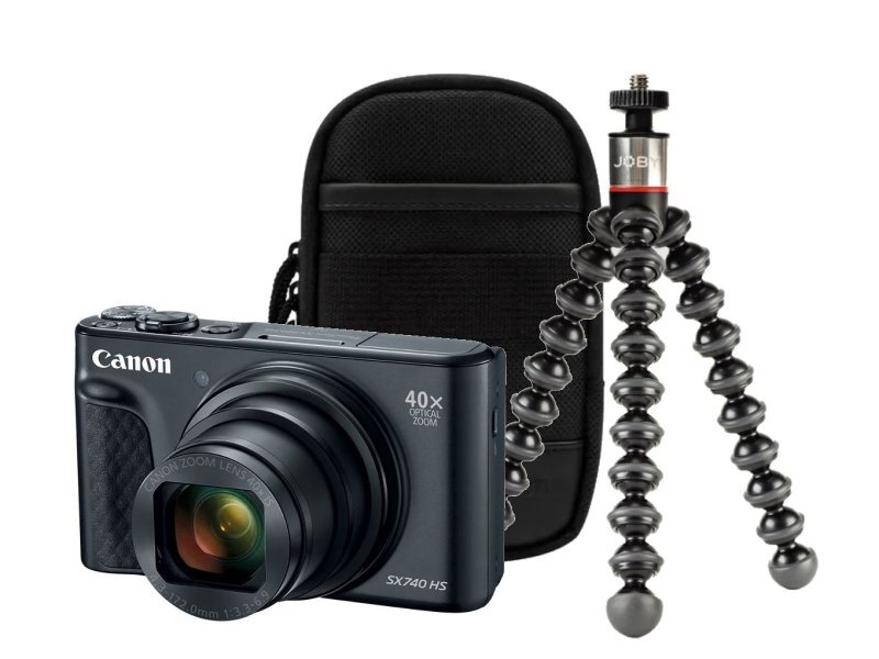 Canon PowerShot SX740 HS Lite, TRAVEL KIT, černý Canon PowerShot SX740 HS Lite, TRAVEL KIT, černý