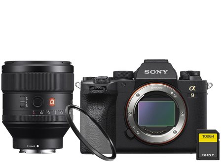 Sony Alpha A9 II + FE 85mm f/1.4 GM + UV filtr + 128GB karta
